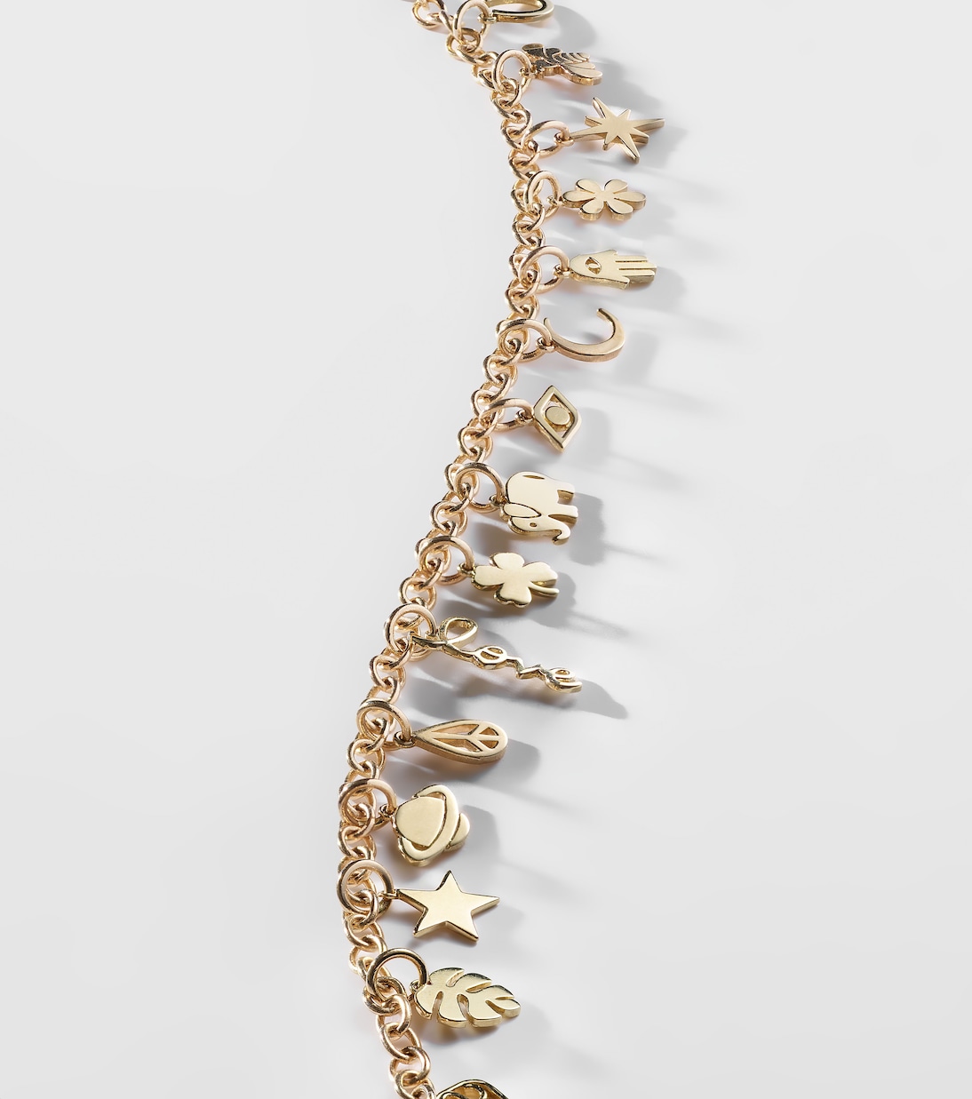 Bracelet en or 14 ct à ornements | Sydney Evan