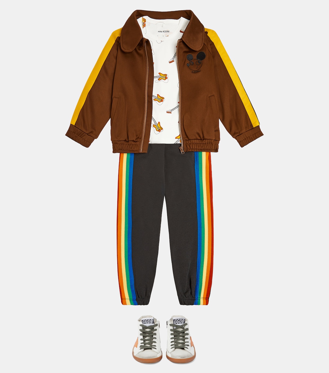 Embroidered track jacket  | Mini Rodini