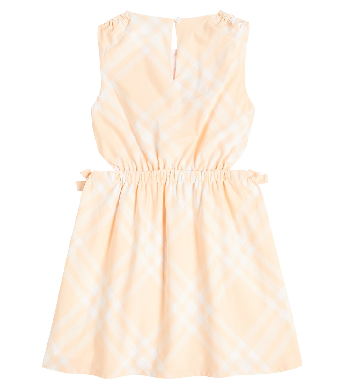 Burberry Check cutout cotton dress | Burberry Kids