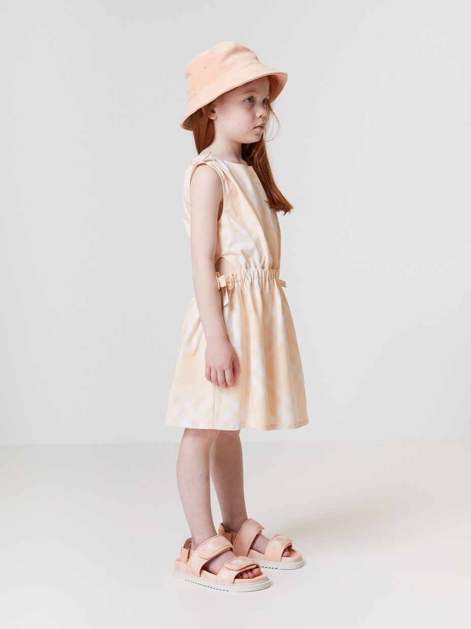 Burberry Check cutout cotton dress | Burberry Kids