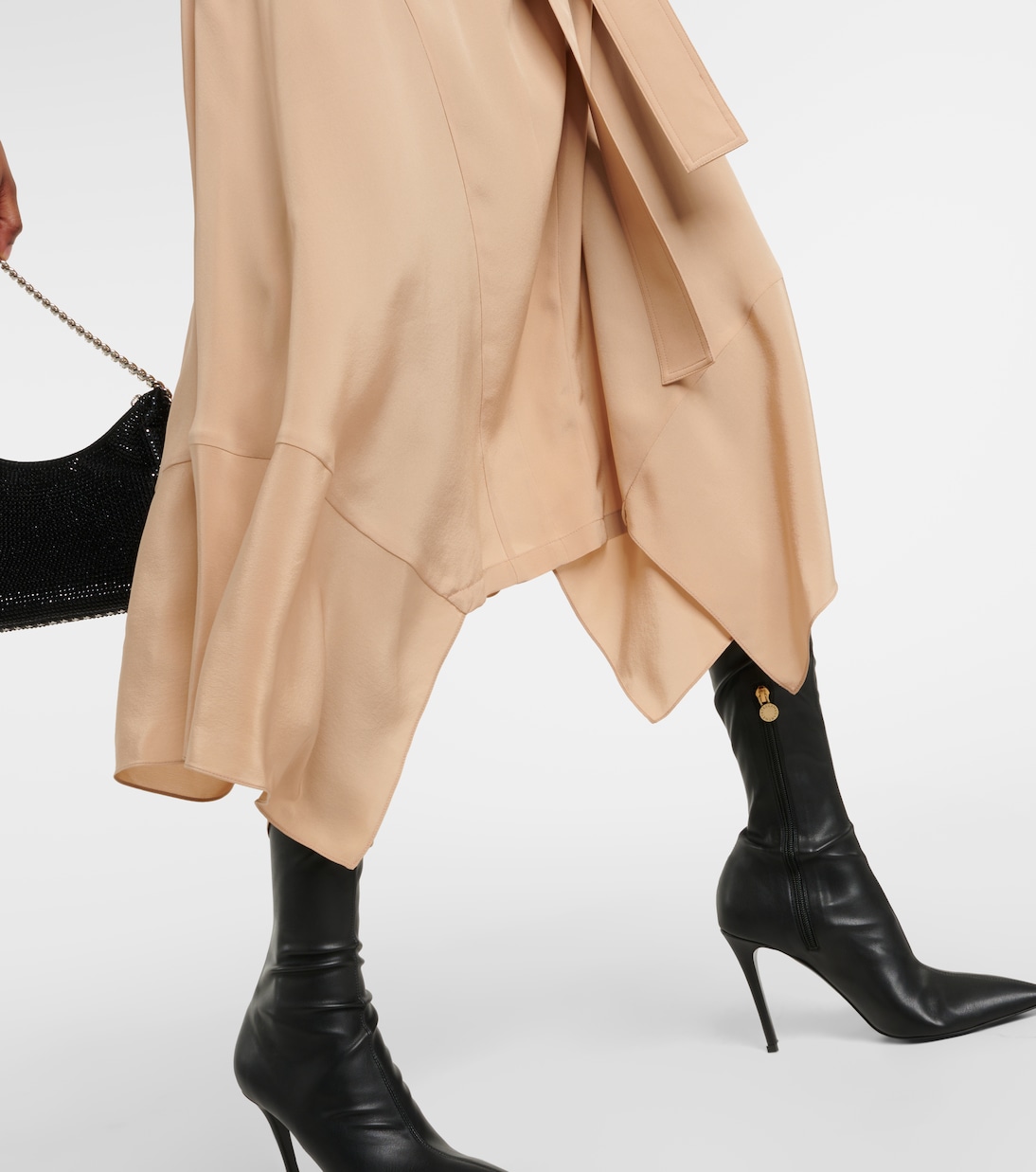 Abito chemisier in seta crêpe de chine | Stella McCartney