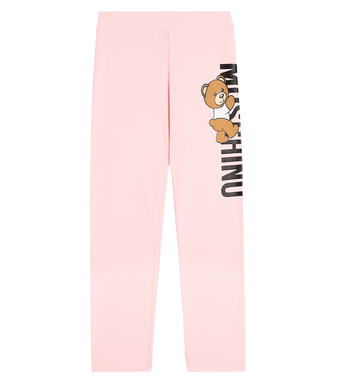 Teddy Bear cotton-blend jersey leggings | Moschino Kids