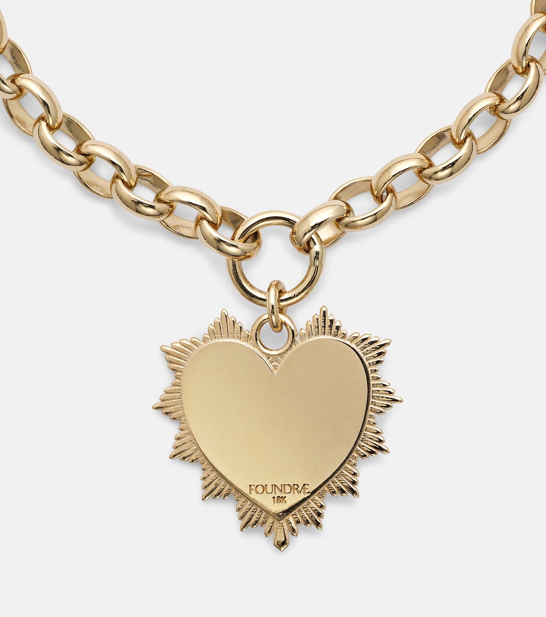 Armband Radiating Heart Medium aus 18kt Gelbgold mit Diamant | FoundRae