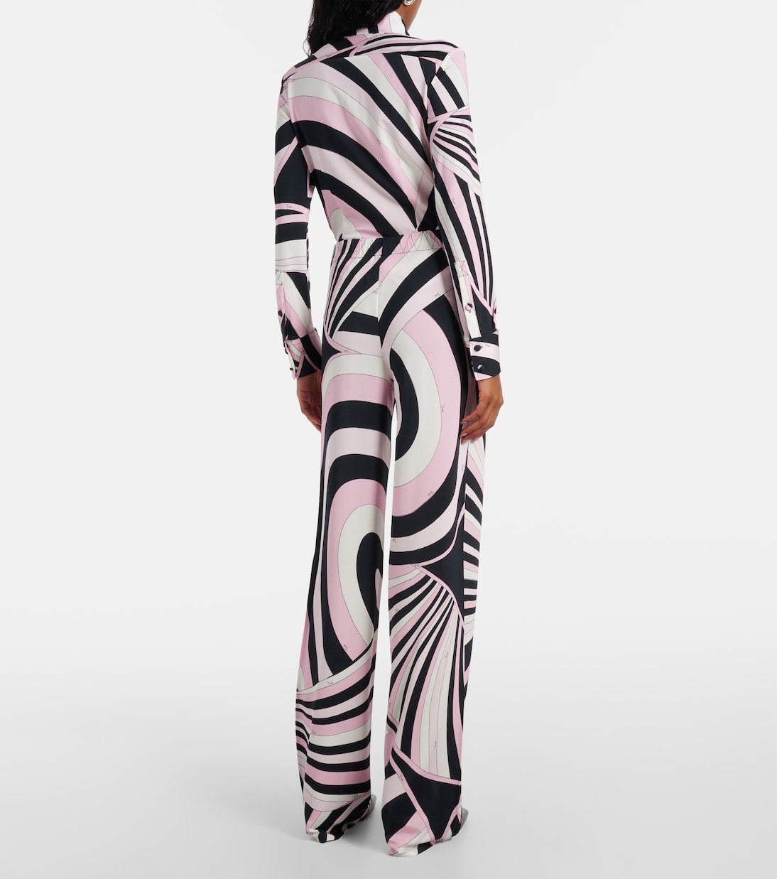 Iride 저지 새틴 스트레이트 팬츠 | Pucci