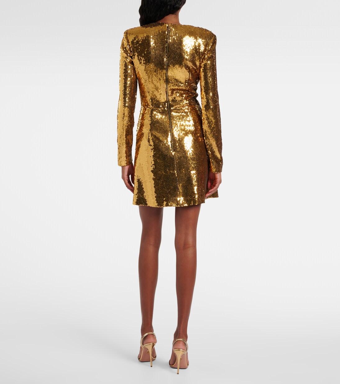 Robe Gloria à sequins et fleurs | Rebecca Vallance