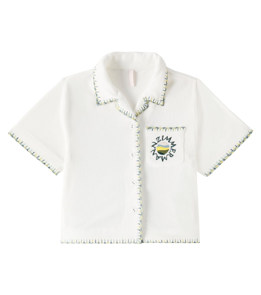 Tallow cotton-blend terry top | Zimmermann Kids