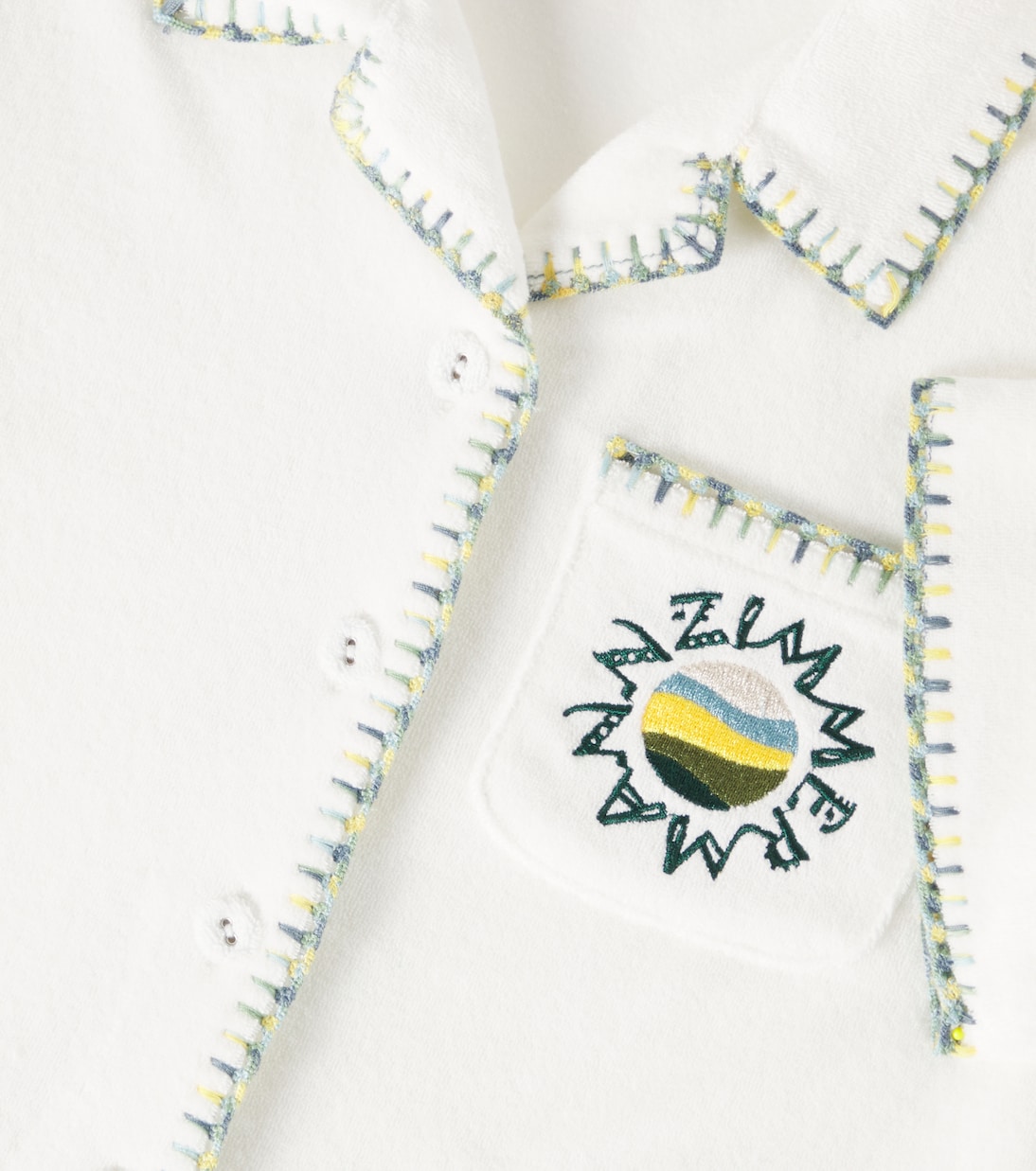 Tallow cotton-blend terry top | Zimmermann Kids