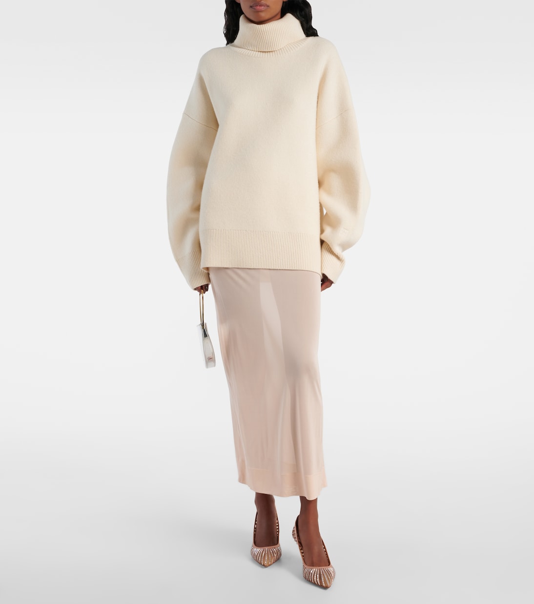 Pumps Passions Crystal 65 aus Satin | Aquazzura