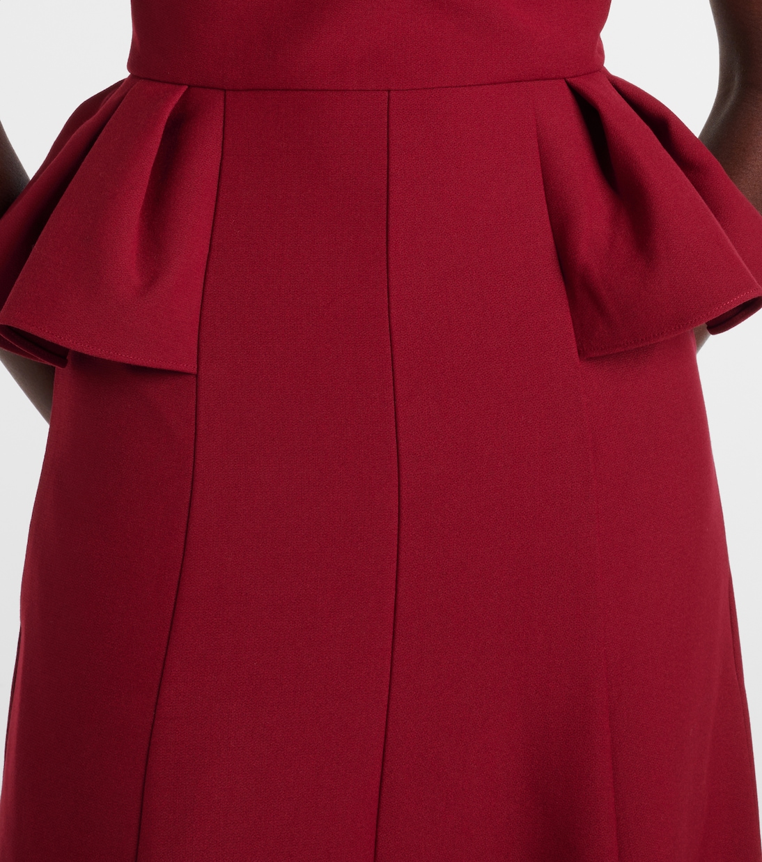 Robe midi en crêpe | Roland Mouret