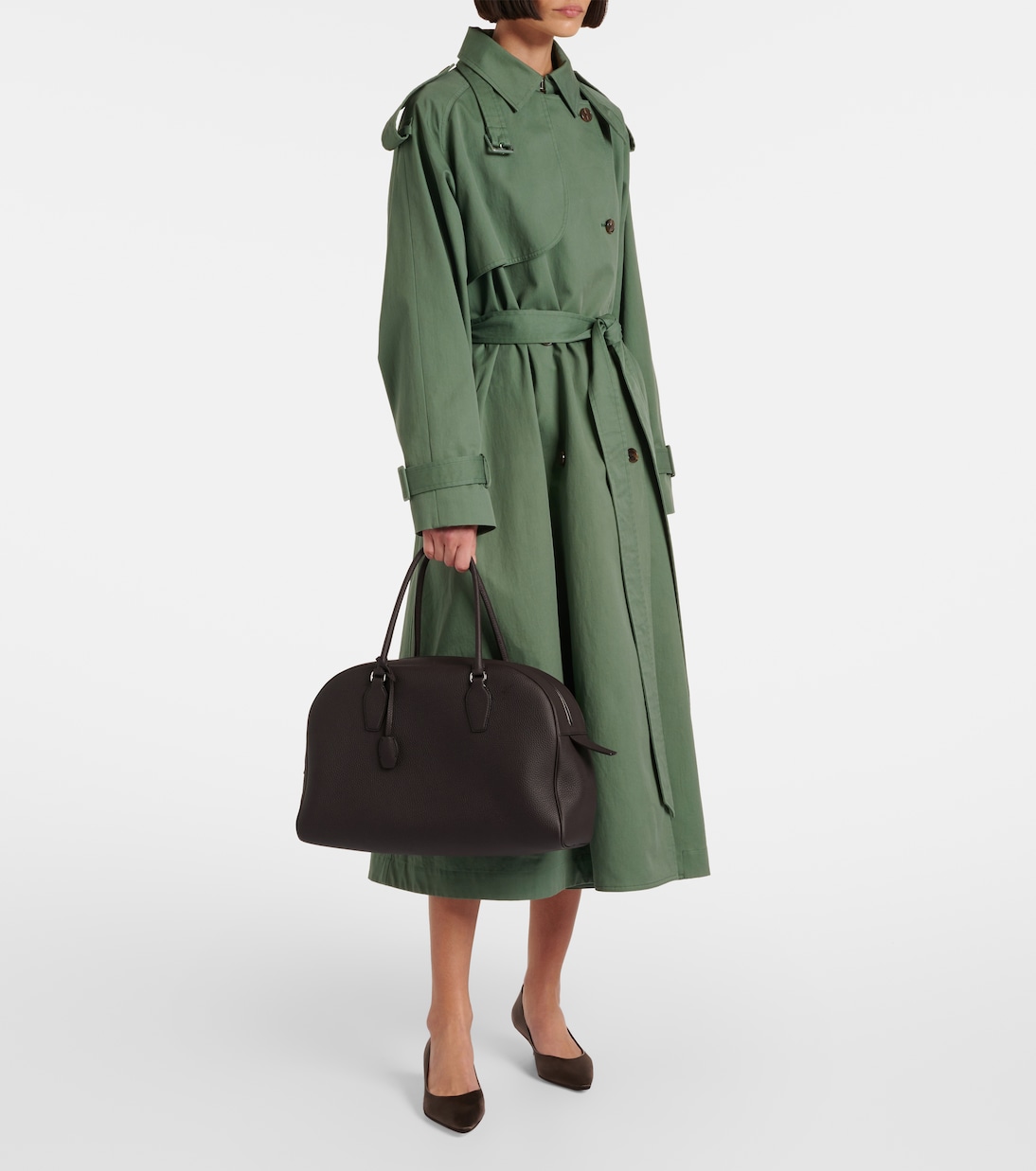 India 15.75 leather tote bag | The Row