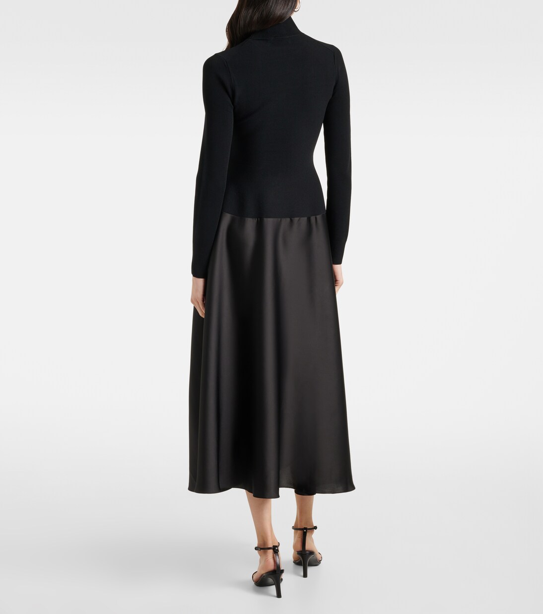 Robe midi Frances en satin | Simkhai