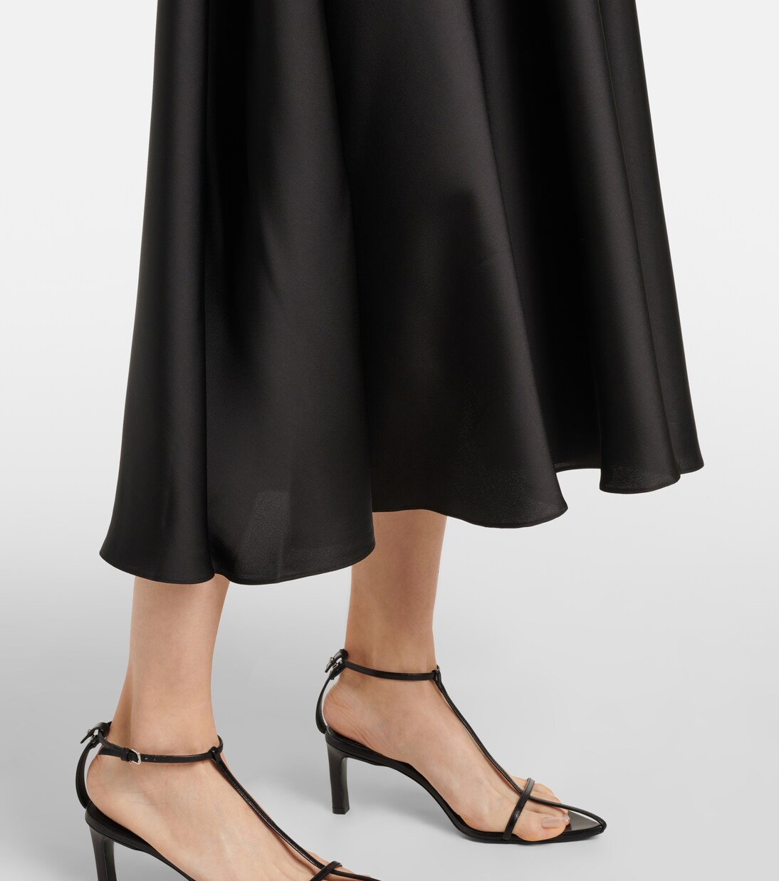 Robe midi Frances en satin | Simkhai