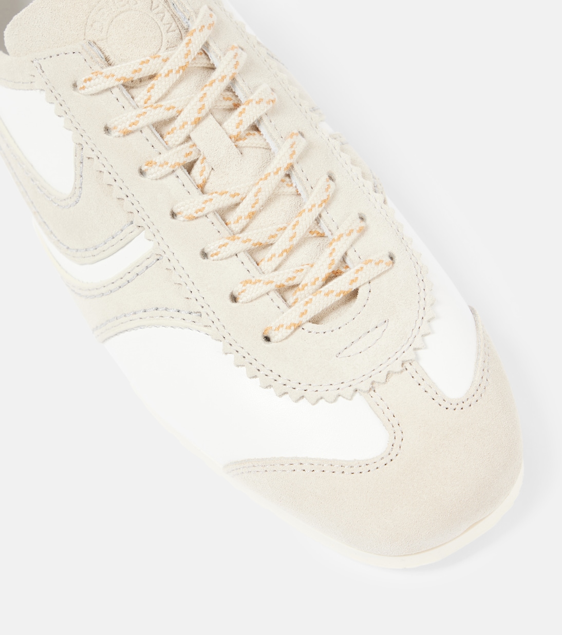 Sneakers aus Leder mit Veloursleder | Dries Van Noten