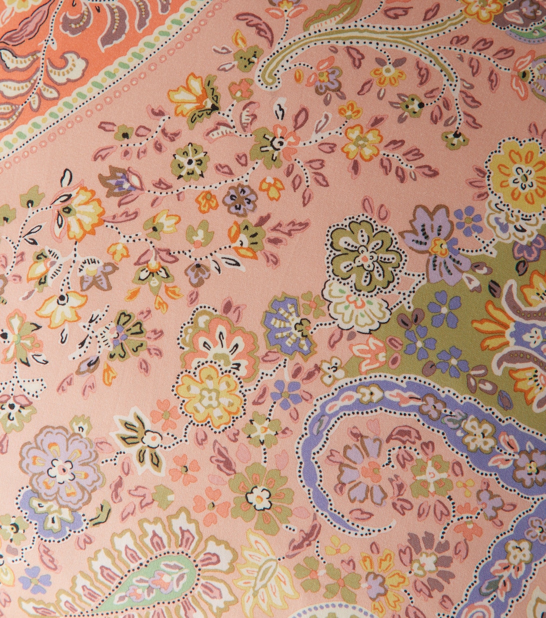 Maranta paisley cotton cushion | Etro