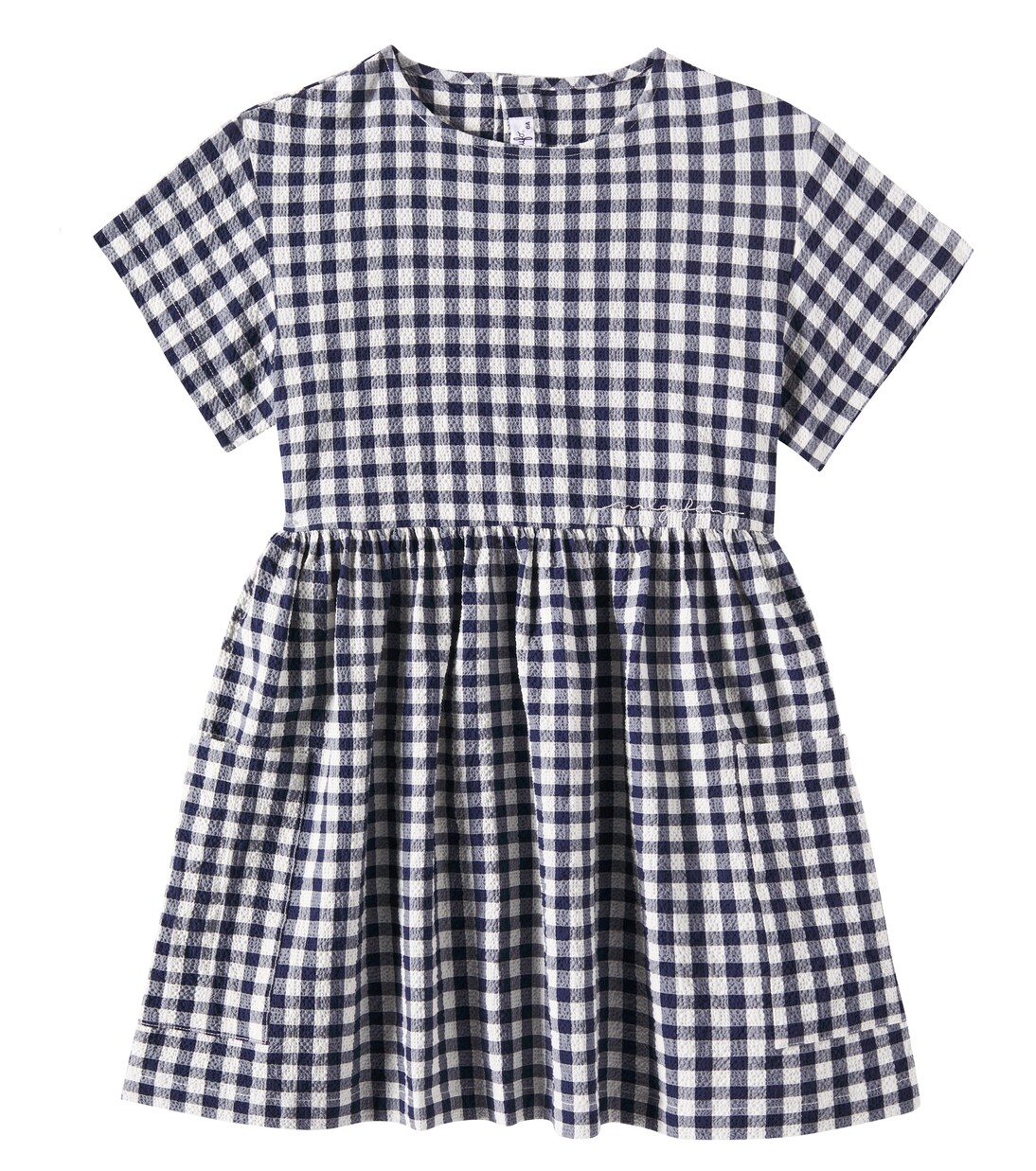 Gingham cotton dress | Il Gufo