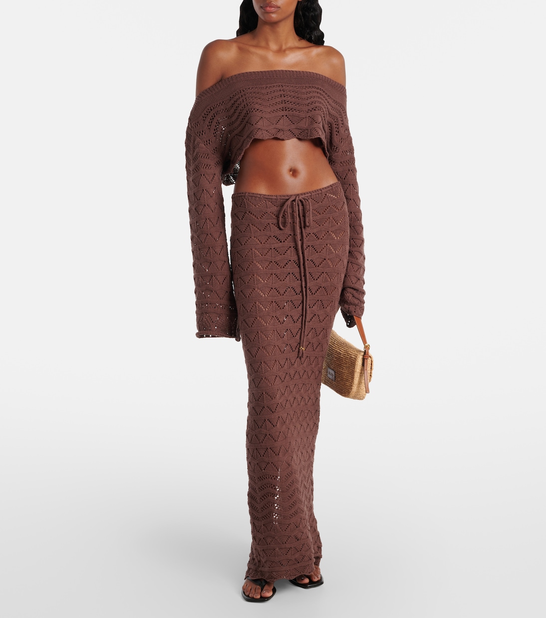 Cropped-Top Helena aus Häkelstrick | Bananhot