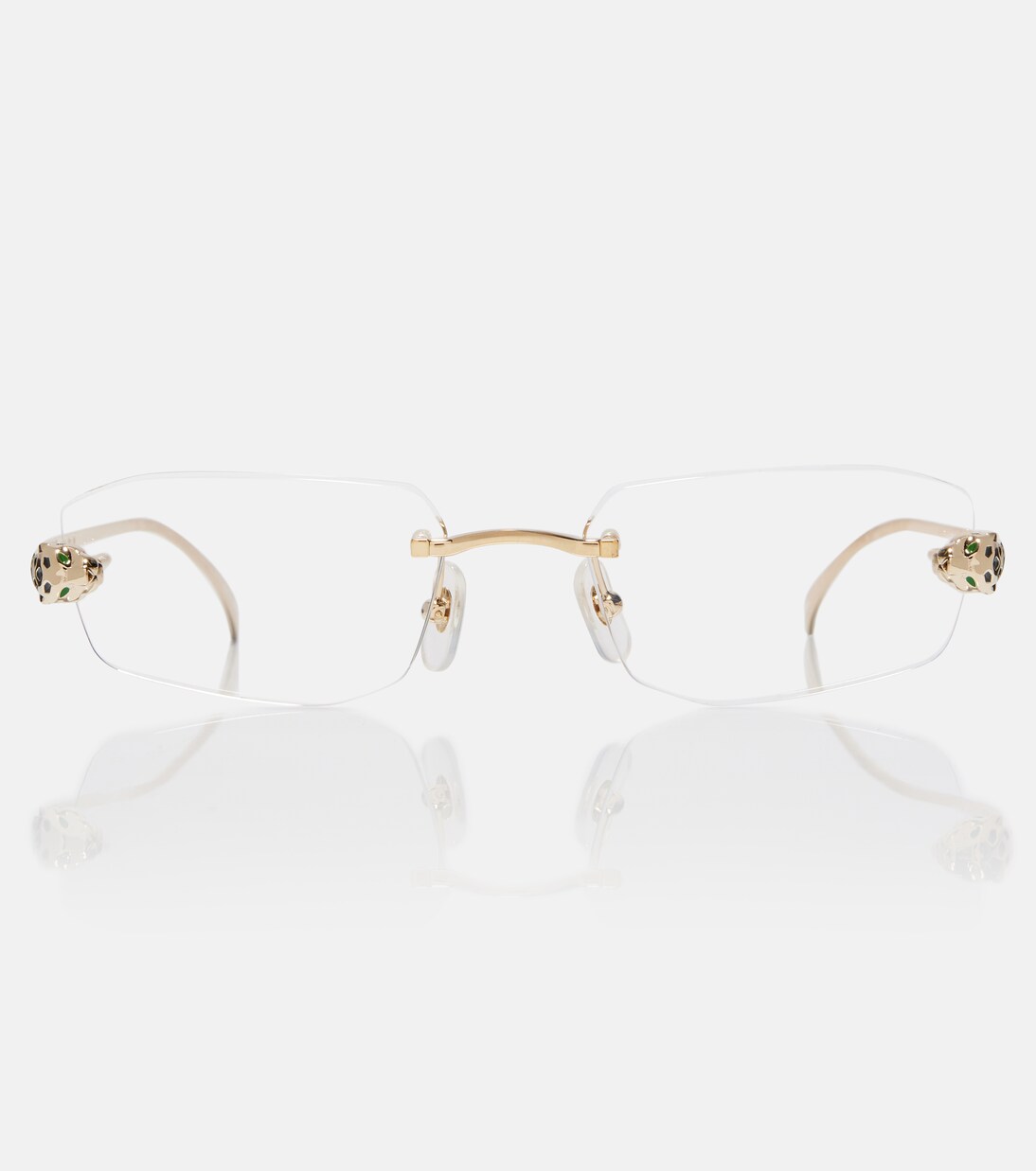 Panthère De Cartier rectangular glasses  | Cartier Eyewear Collection