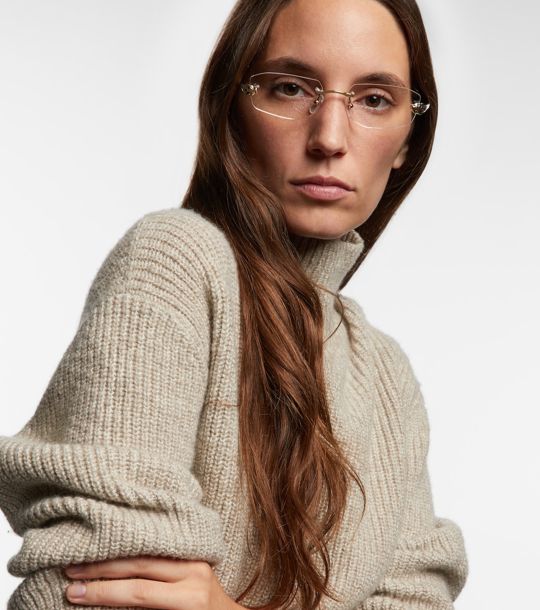 Panthère De Cartier rectangular glasses  | Cartier Eyewear Collection