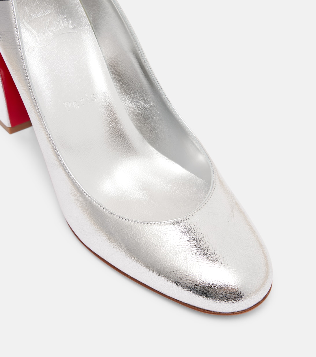 Miss Sab 85 metallic leather pumps | Christian Louboutin