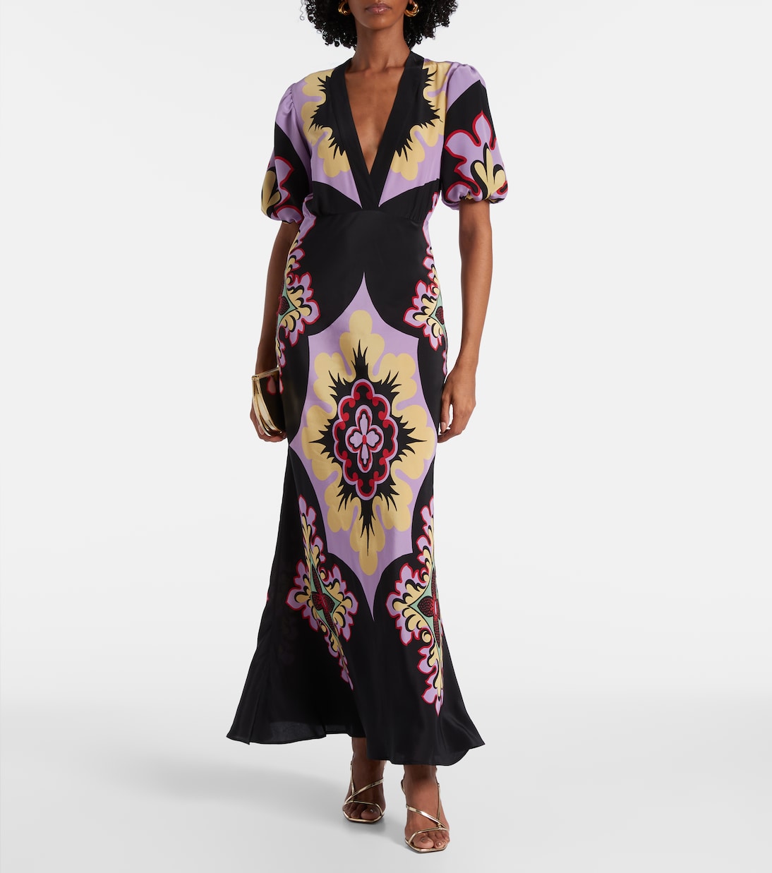 Marlene silk crêpe de chine maxi dress | La DoubleJ