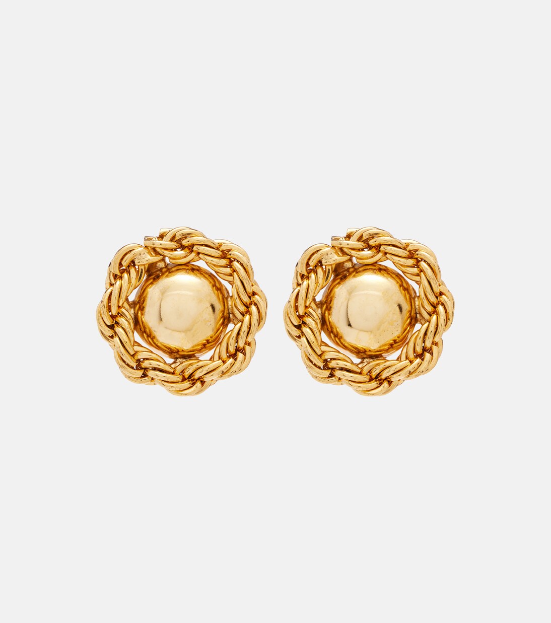 Caryann gold-plated earrings | Jennifer Behr