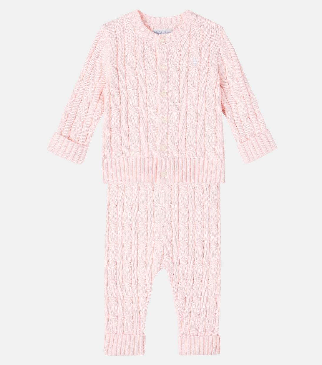 Set aus Cardigan und Hose aus Baumwolle | Polo Ralph Lauren Kids
