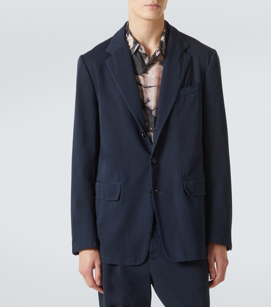 Bestickter Blazer aus Baumwolle | Dries Van Noten