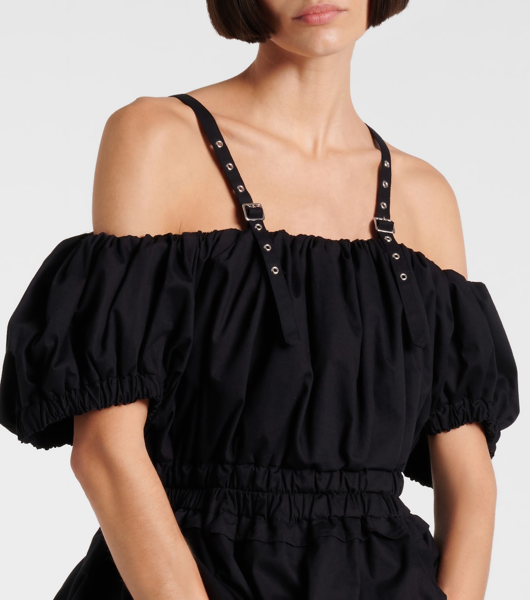 Top aus Baumwollpopeline | Noir Kei Ninomiya