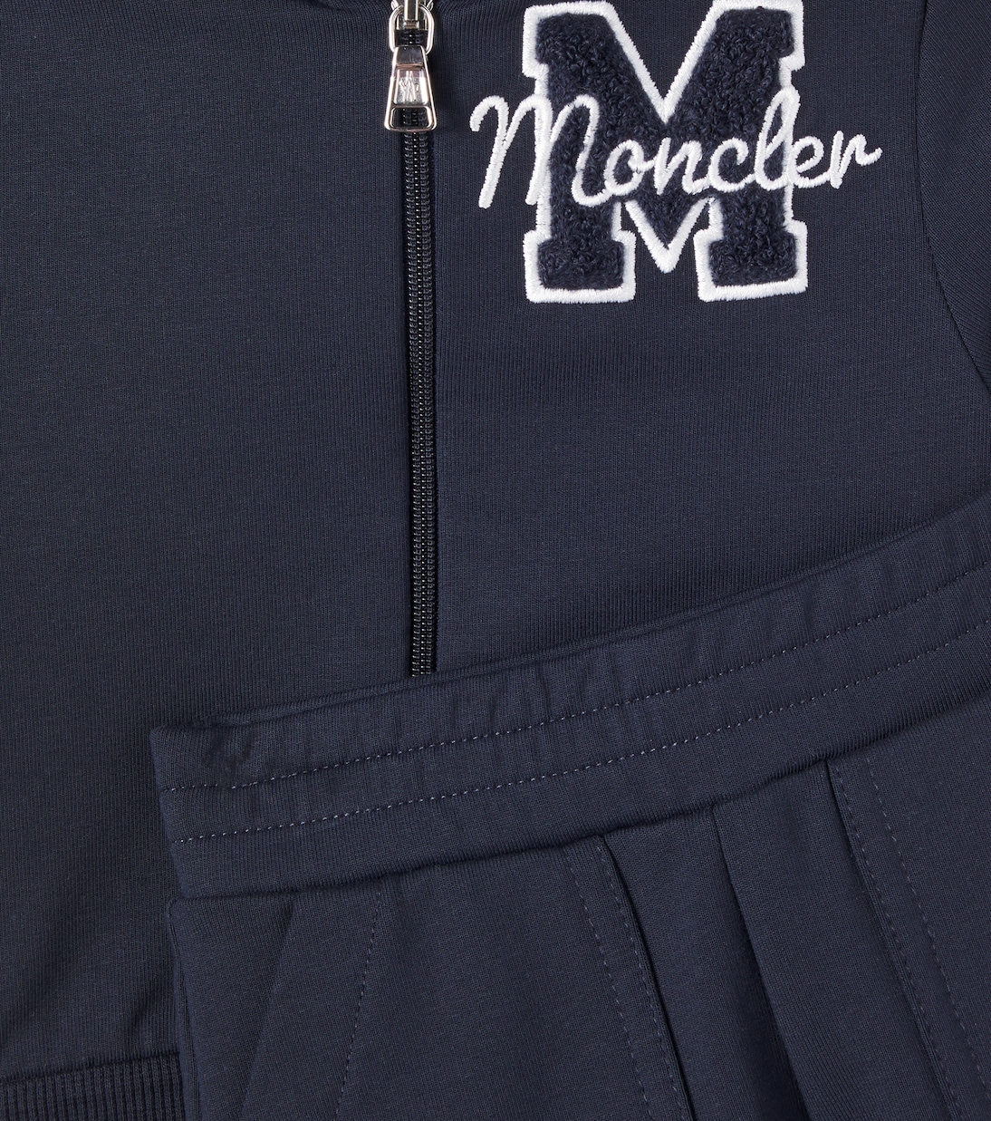 Baby cotton-blend fleece tracksuit | Moncler Enfant
