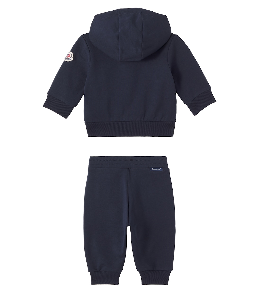 Baby cotton-blend fleece tracksuit | Moncler Enfant