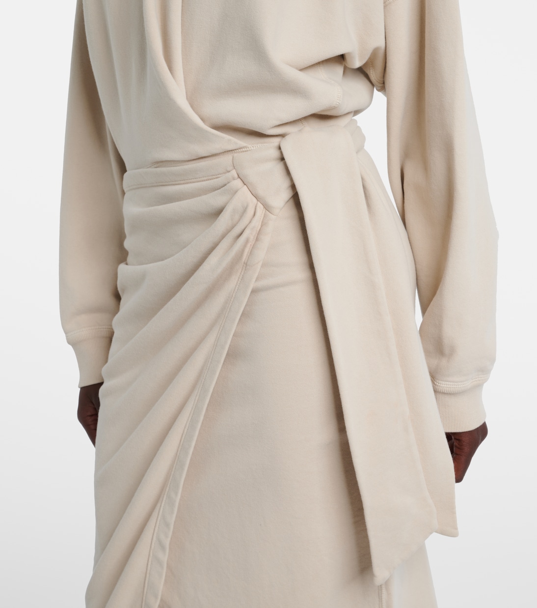 Sweatshirt-Kleid aus Baumwoll-Jersey | Marant Etoile