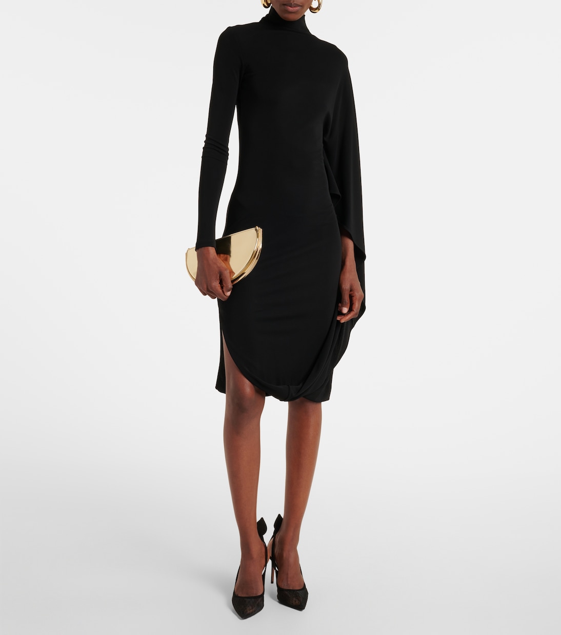 Bow Tie 85 suede-trimmed mesh pumps | Aquazzura