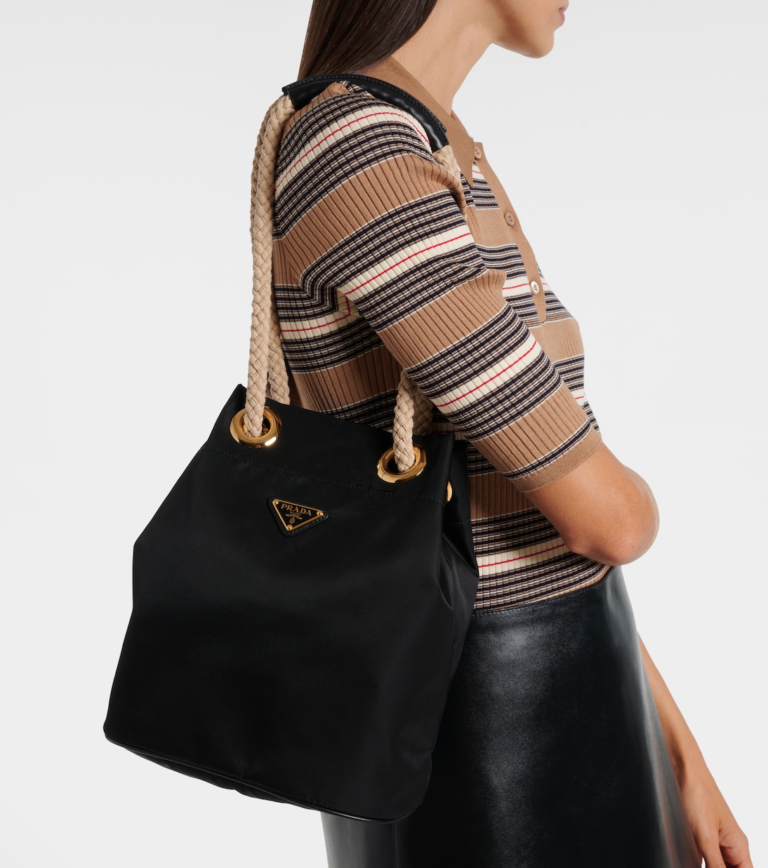 Prada Mariner Re-Nylon Small bucket bag | Prada