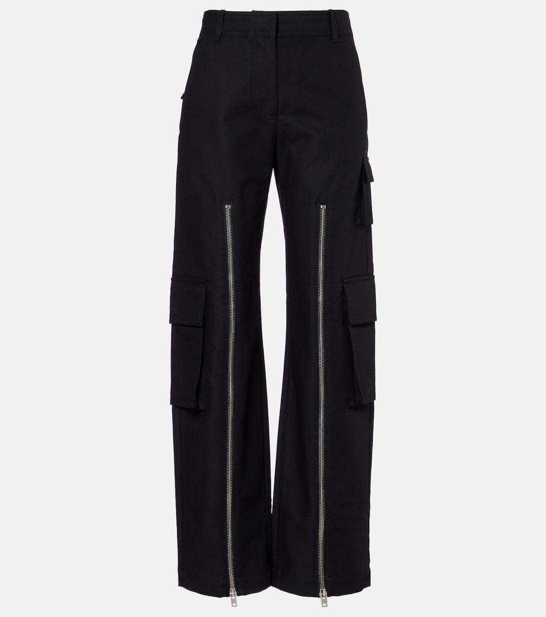 Pantaloni in raso di cotone a vita media | Acne Studios