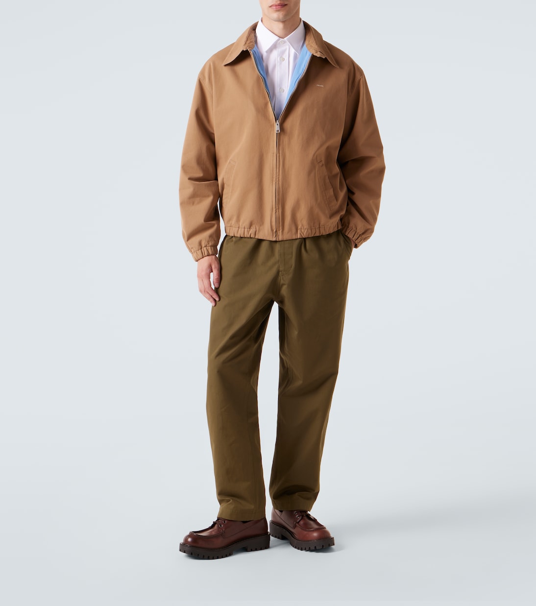 Schnürschuhe aus Leder | Prada