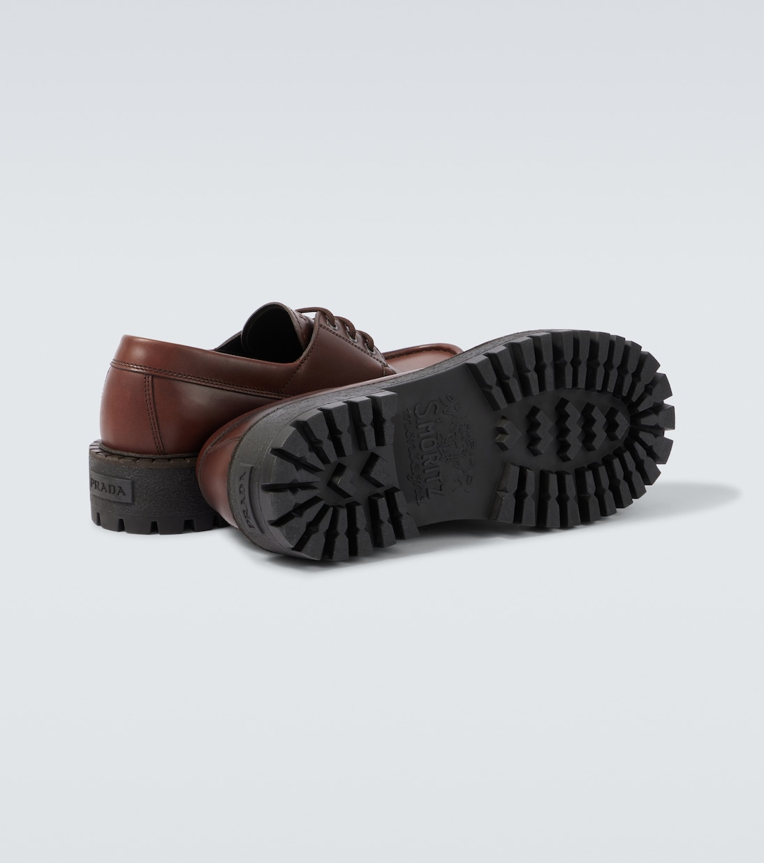 Schnürschuhe aus Leder | Prada