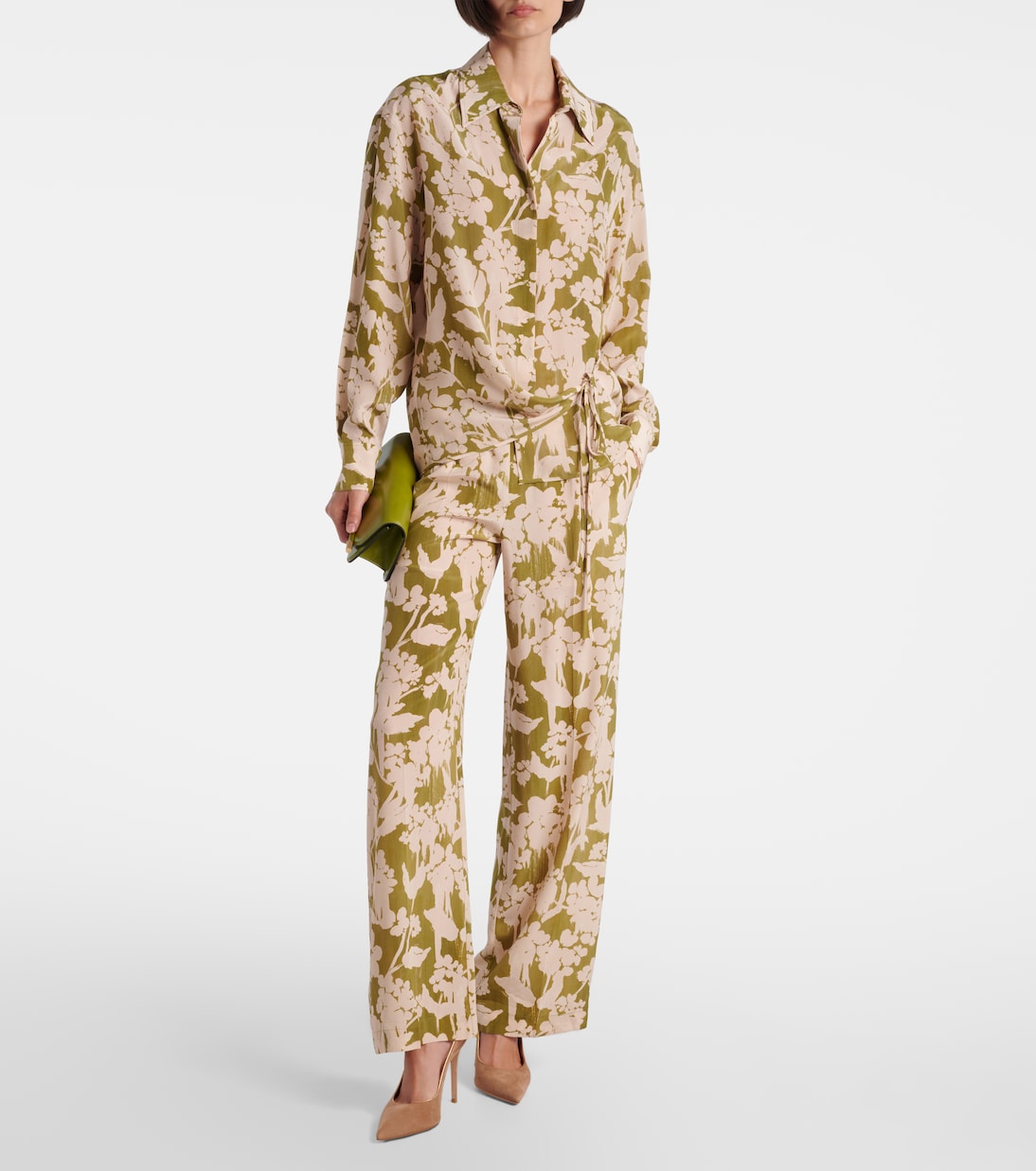 Robbie 95 suede slingback pumps | Gianvito Rossi