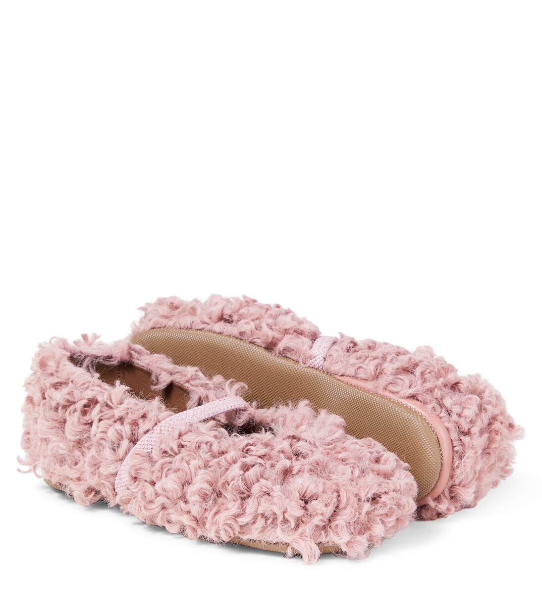 Joda泰迪绒芭蕾舞平底鞋  | PèPè