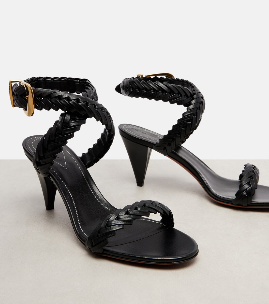 Helix 75  braided leather sandals | Zimmermann