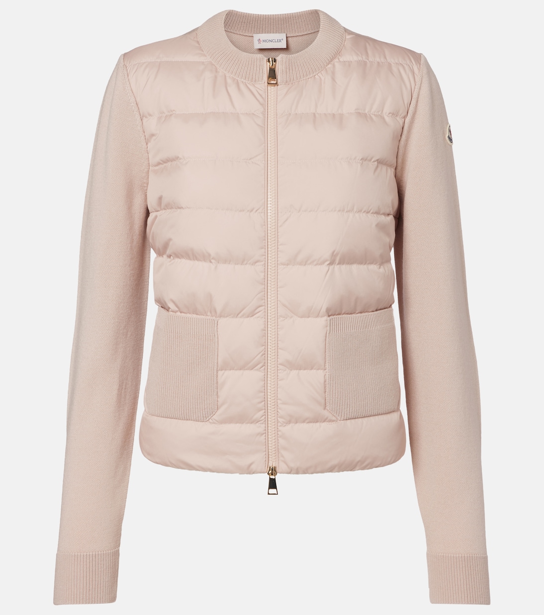 Down-paneled virgin wool cardigan | Moncler