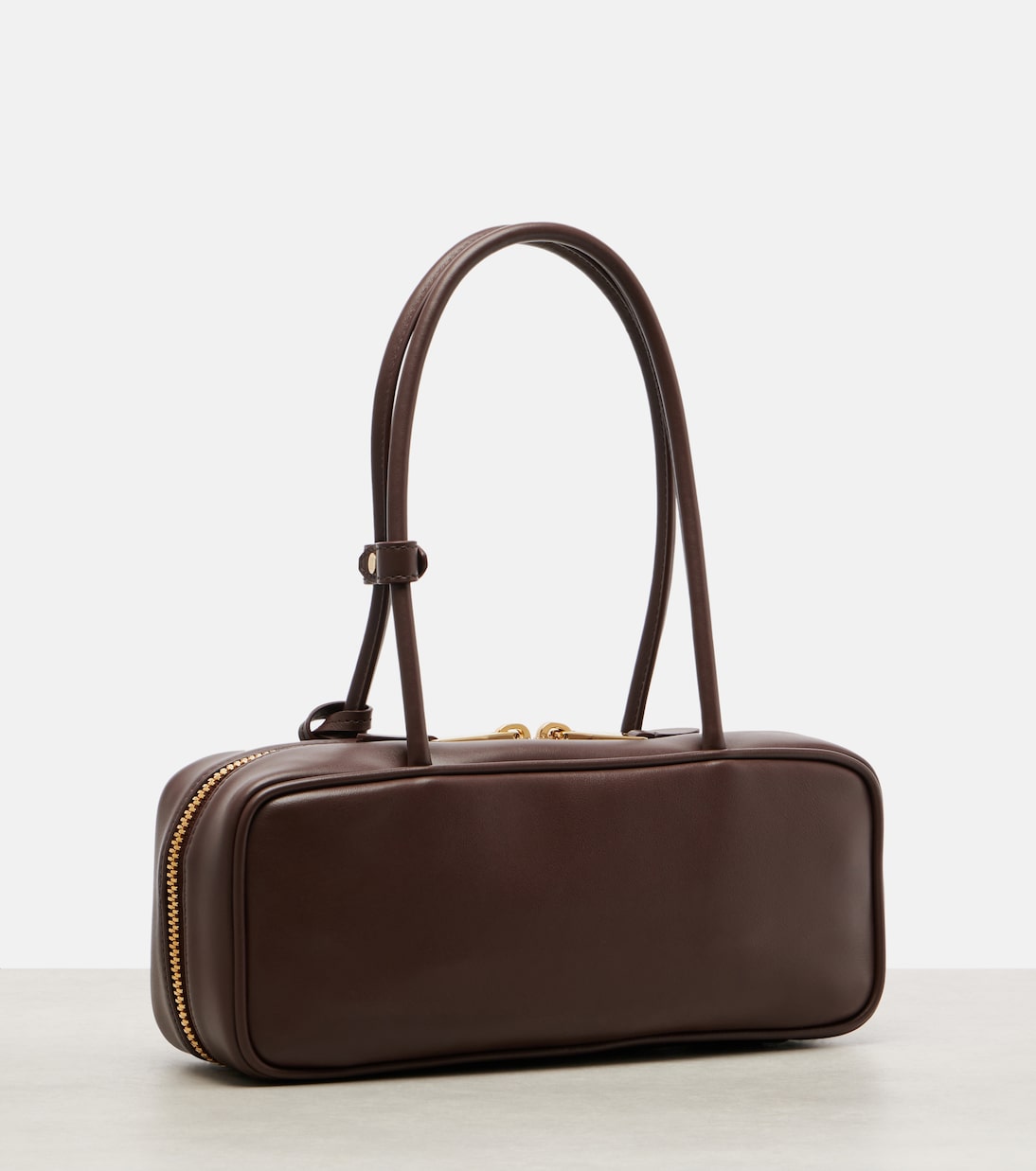 Beau leather shoulder bag | Miu Miu