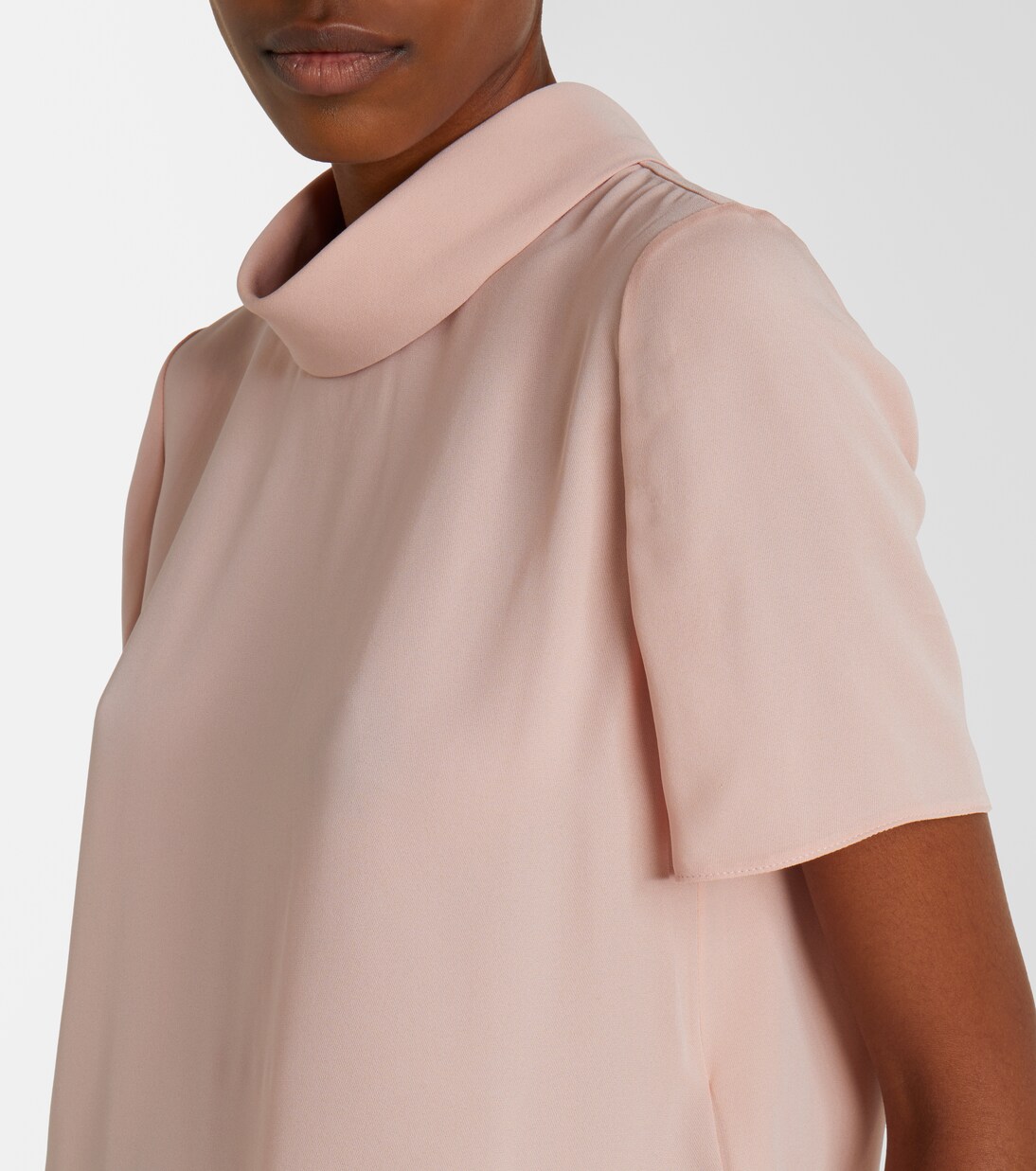 Silk georgette top | Valentino