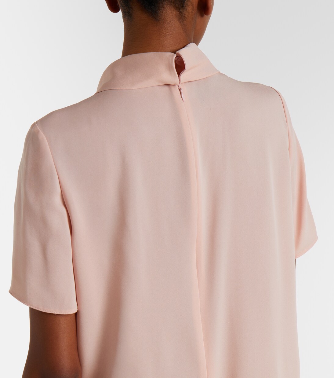Silk georgette top | Valentino