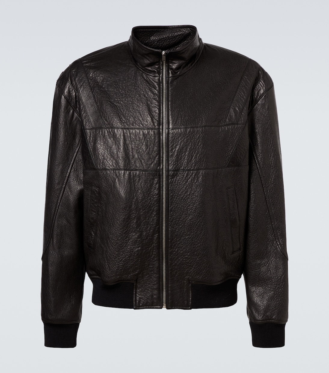 Leather bomber jacket | Saint Laurent
