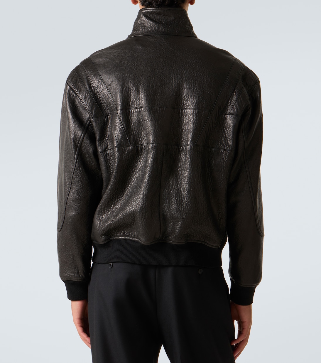 Leather bomber jacket | Saint Laurent