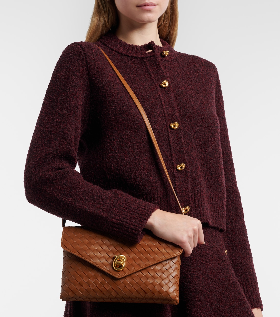 Knot Lock leather top-handle bag | Bottega Veneta