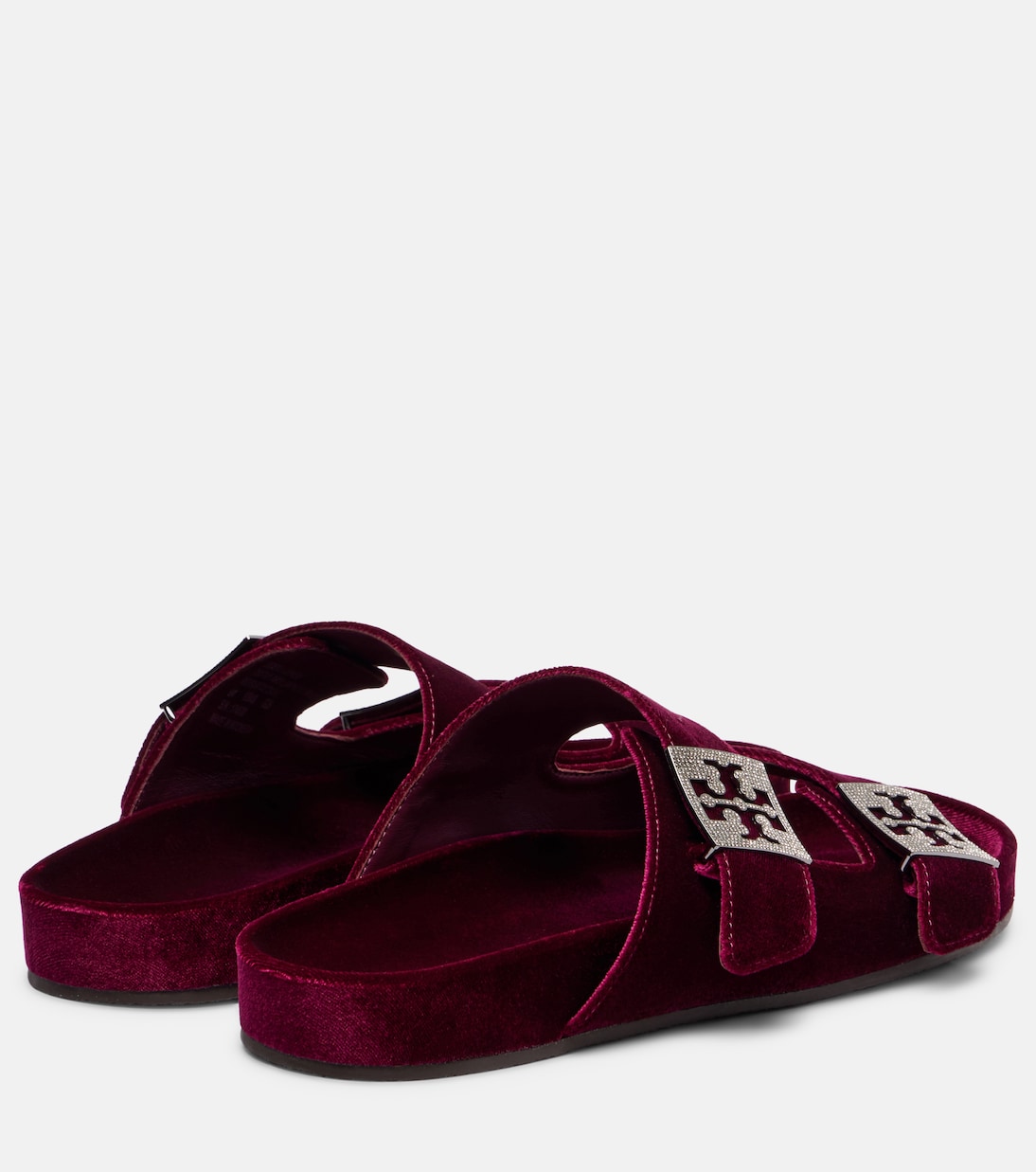 Mellow embellished velvet slides | Tory Burch