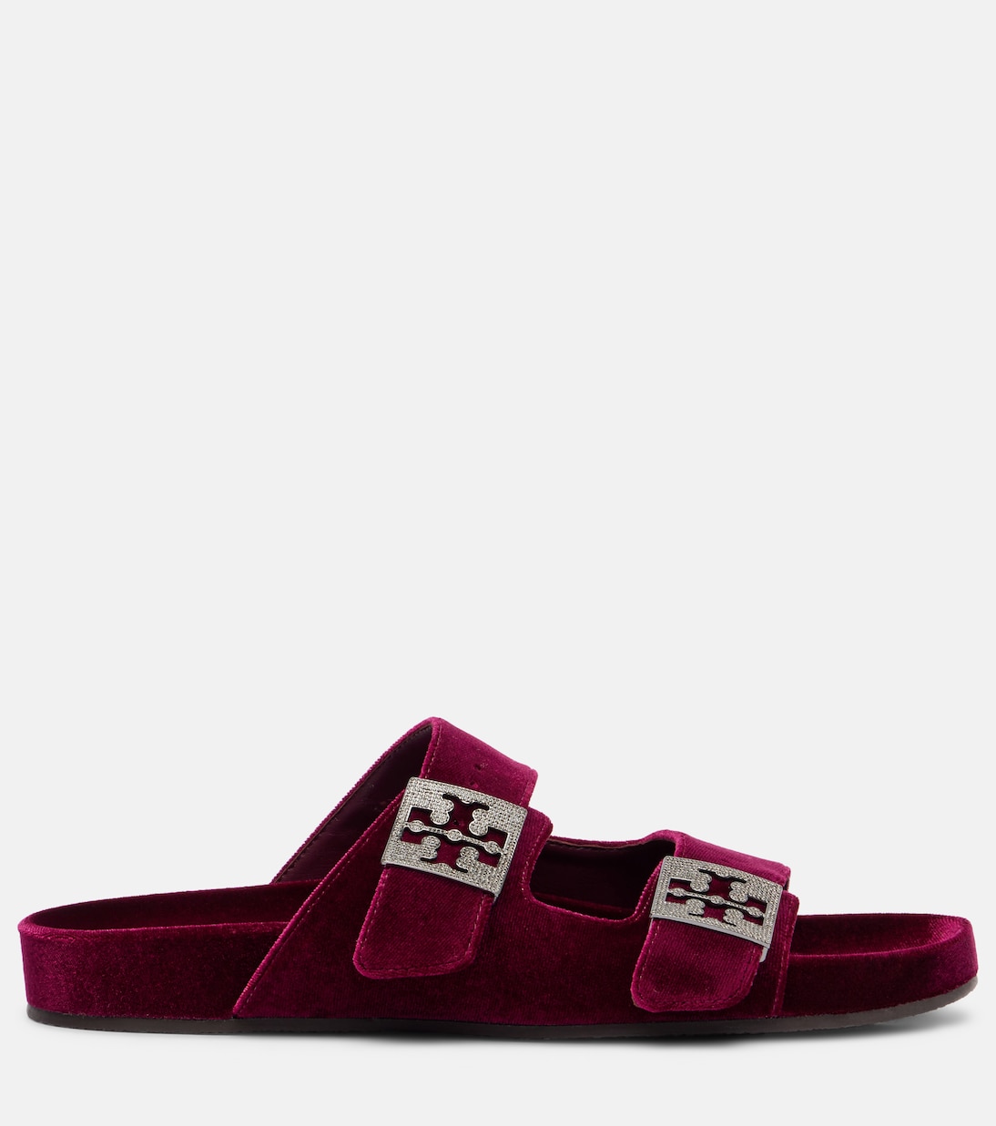 Mellow embellished velvet slides | Tory Burch