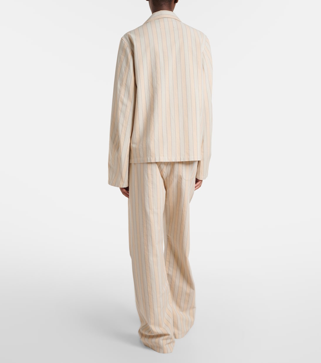 Striped cotton wide-leg pants | Maison Margiela