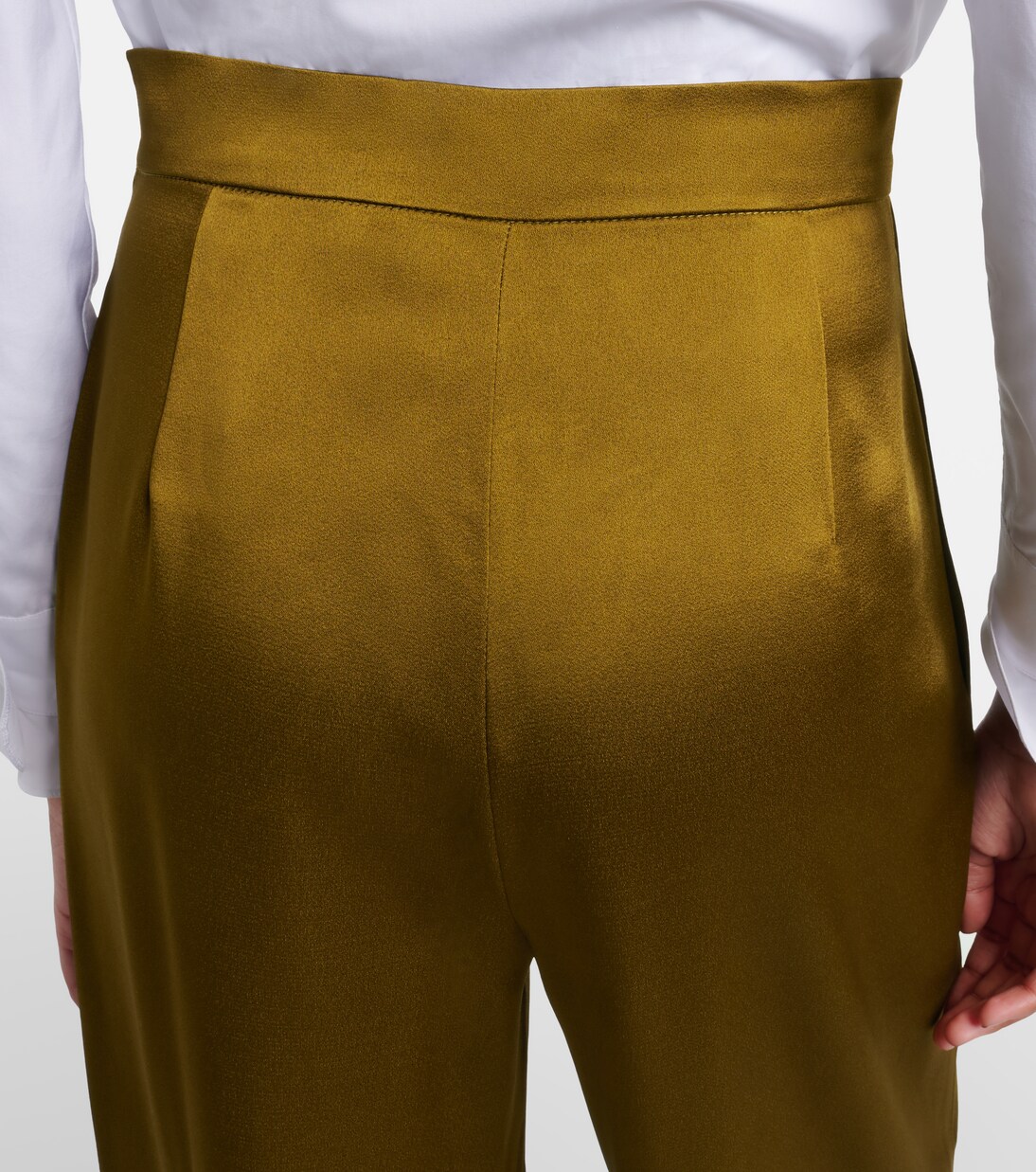 Pantalon ample Cono en satin | Max Mara